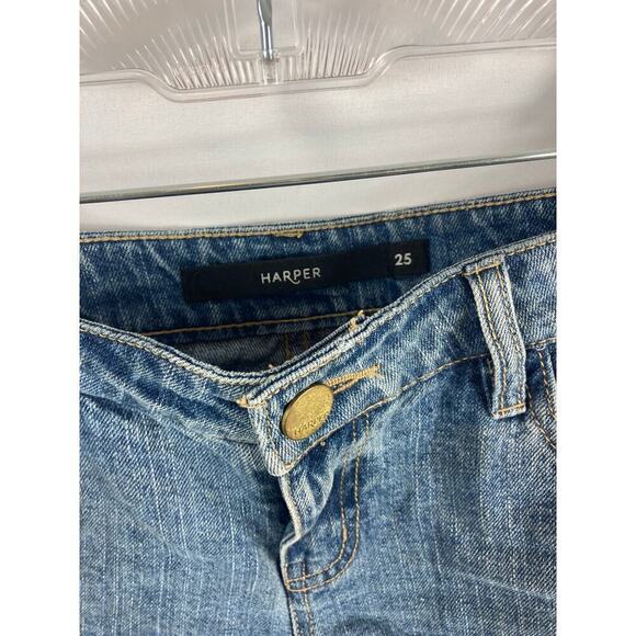 Harper lace detail jean shorts - Picture 4 of 5